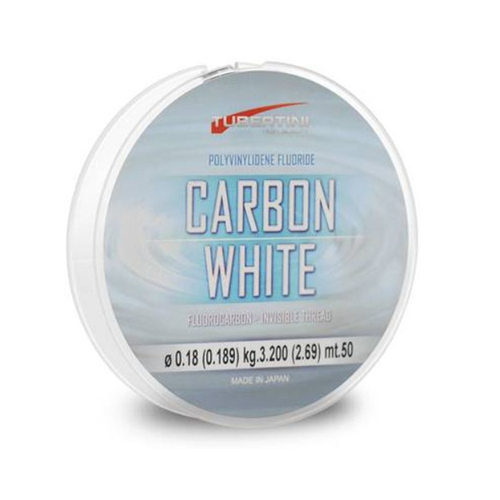 Monofilo Carbon White 50 mt Tubertini