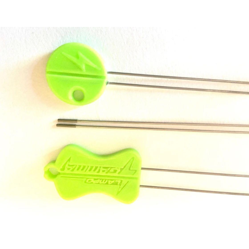 Kit 2 Ago Da Innesco doppio + 2 Ago Inox Lampo Gamma 