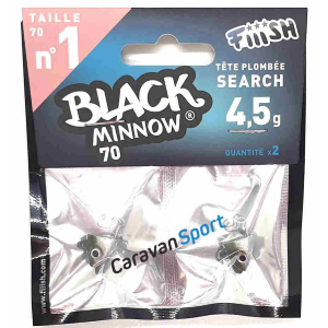 Testa Piombata Black Minnow 70 - N° 1 Fiiish