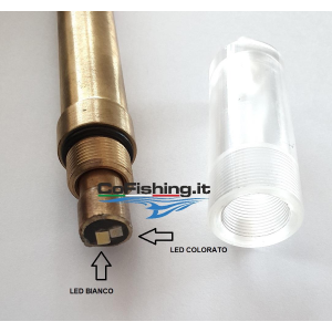 Totanara Di Profondità a 1 Luce Led Sopra e 2 Corone CF11510 CoFishing