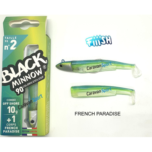 Combo Black Minnow 90 Fiiish