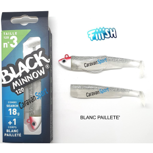 Combo Black Minnow 120 Fiiish
