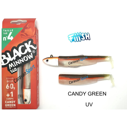 Combo Black Minnow 140 - N° 4 Fiiish