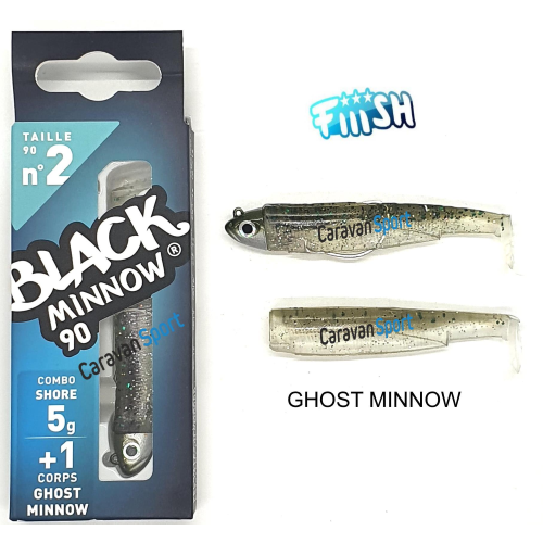 Combo Black Minnow 90 Fiiish