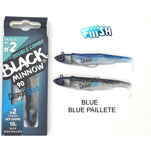 Double Combo Black Minnow 90 - N° 2 Fiiish