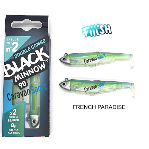 Double Combo Black Minnow 90 - N° 2 Fiiish
