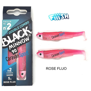 Double Combo Black Minnow 90 - N° 2 Fiiish
