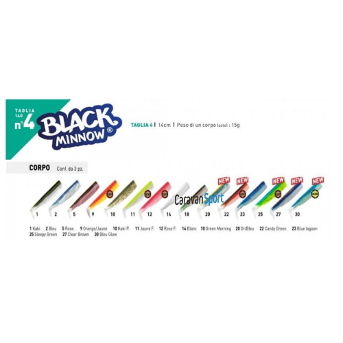 Corpo Black Minnow 140 N° 4 Fiiish