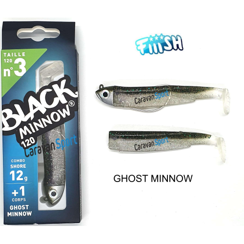 Combo Black Minnow 120 Fiiish