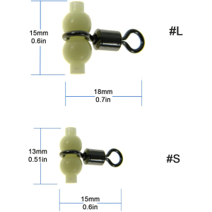 Crossline Fluo Con Girella CF12874 CoFishing