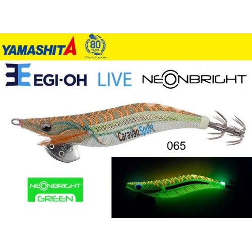 TOTANARA Neon Bright Artificiale Squid Yamashita Egi Oh Live Neon Bright Color 062 15GR 