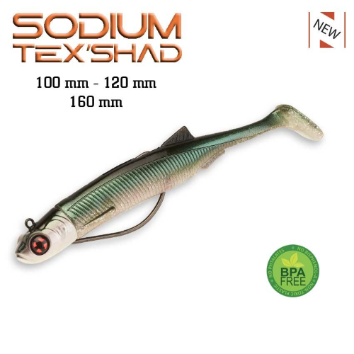 Sodium Tex Shad 4" - 100 mm Sakura