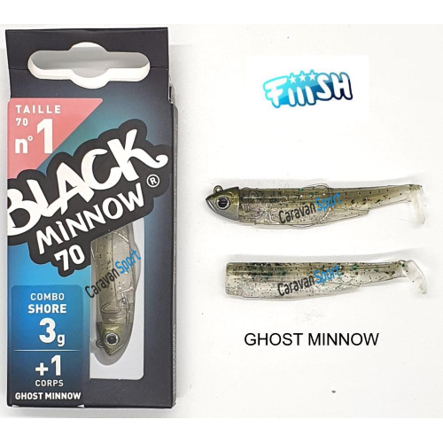 Combo Black Minnow 70 - N° 1 Fiiish
