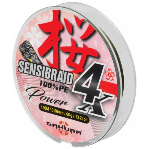 Sensibraid 4 x 150 mt Sakura