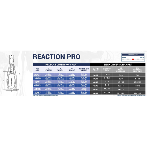Pinne Reaction Pro Cressi Sub
