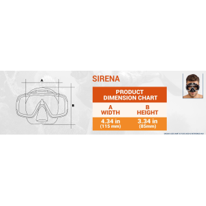Maschera Sirena Cressi Sub