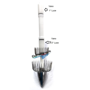 Totanara di Profondità Corpo In Teflon a 2 Luci e 2 Corone CF15035 CoFishing