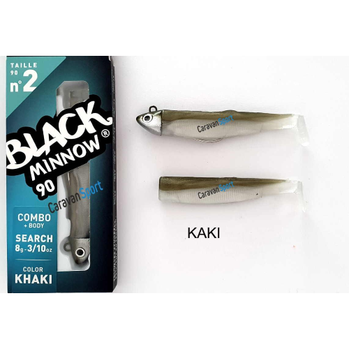 Combo Black Minnow 90 Fiiish