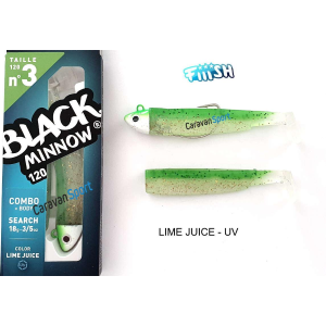 Combo Black Minnow 120 Fiiish