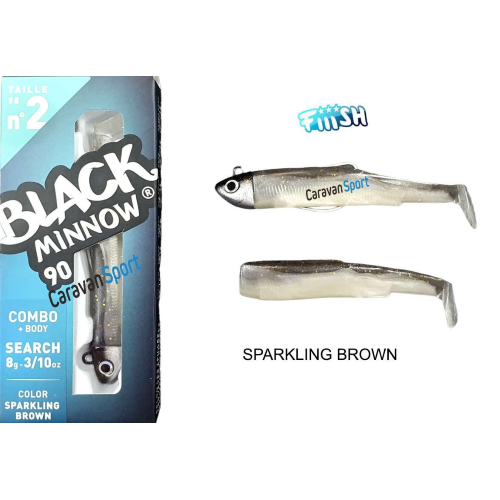 Combo Black Minnow 90 Fiiish
