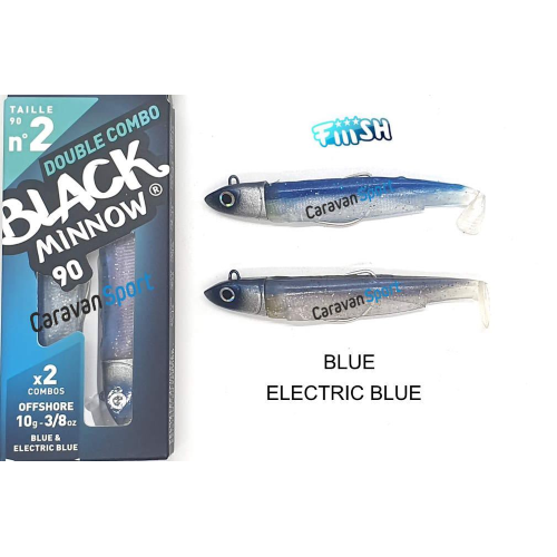 Double Combo Black Minnow 90 - N° 2 Fiiish
