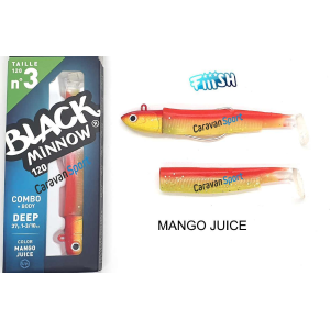 Combo Black Minnow 120 Fiiish