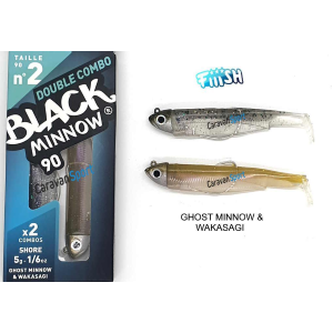 Double Combo Black Minnow 90 - N° 2 Fiiish