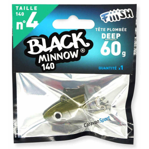 Testa Piombata Black Minnow 140 - N° 4 Fiiish