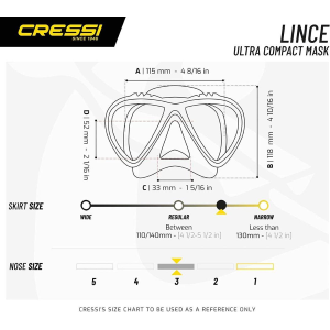 Lince Mask Cressi Sub
